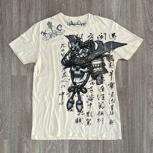 NWOT Key Closet samurai skull t-shirt men’s sz M